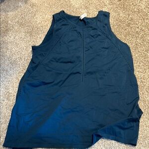 Athleta Blue Asymmetrical Tank Top